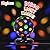 Playbees Rotating Disco Ball with LED Lights - Create a Dazzling Dance Atmosphere - Neon Birthday Party Vibes - Dance Party Supplies & Accessories - 11"