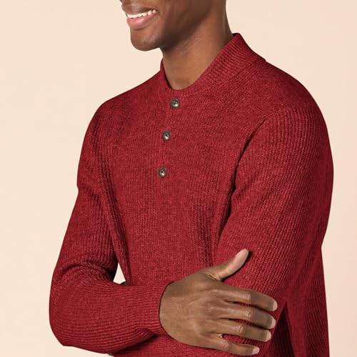 Amazon Essentials Men's Long-Sleeve Soft Touch Henley Sweater - Image 5