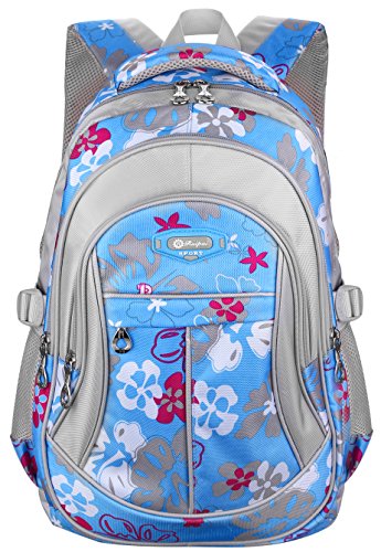ArcEnCiel Backpack for Girls School Bags Kids Bookbag (Blue)