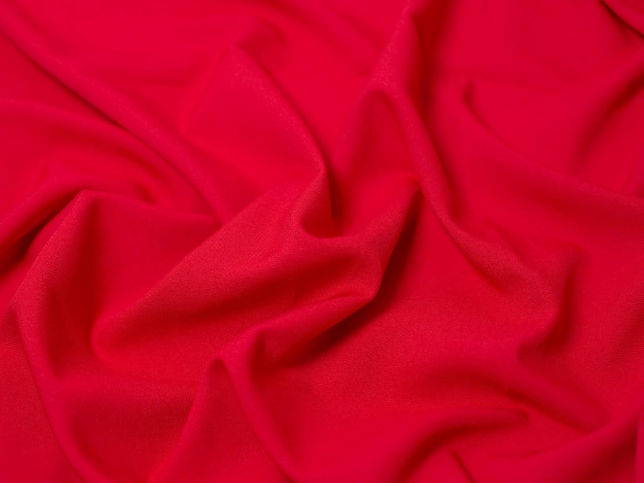 Minerva Core Range Polyester Suiting Fabric Cherry - Medium Weight & Suitable for Dressmaking - Approx Width: 145cm / 58" - Sold per metre