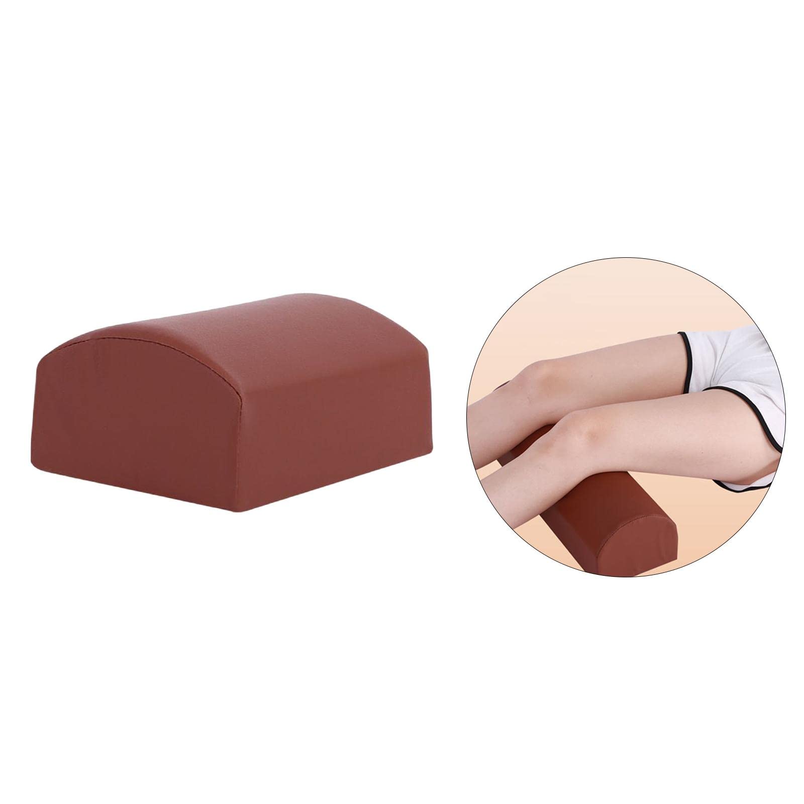 Milageto Cuscino Di Sostegno, Cuscino A, Cuscino Rotondo A Rullo, Cuscino Semicilindro In Pelle PU Per Ginocchio, Caviglia, Imbottitura, PICCOLO