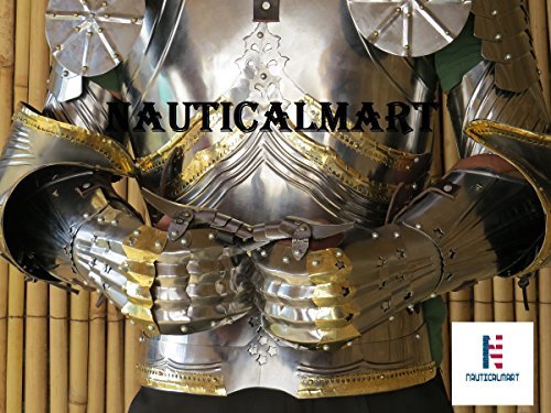 NauticalMart Gothic German 15th Century Half Suit of Armor Reenactment
