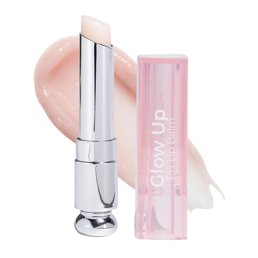 Glow Up pH Lip Balm - Universal Color Changing Lip Care with Sheer Pink Tint - Smooth Texture for Hydrated, Nourished-Feeling Lips - Holiday Essentials