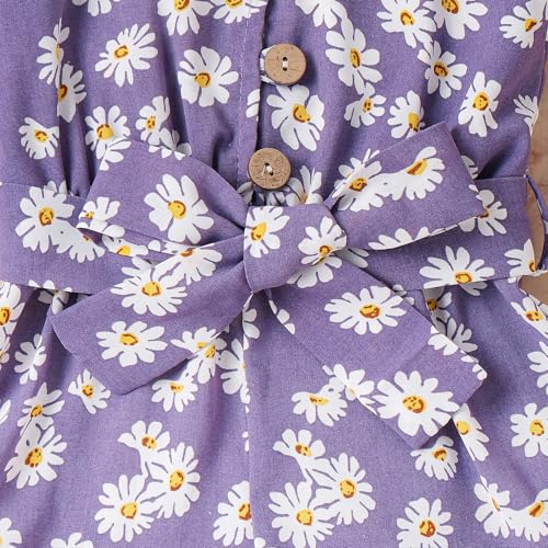Image of Toddler Girl Clothes Baby Summer Cute Halter Romper 6 Months to 5 Years Old