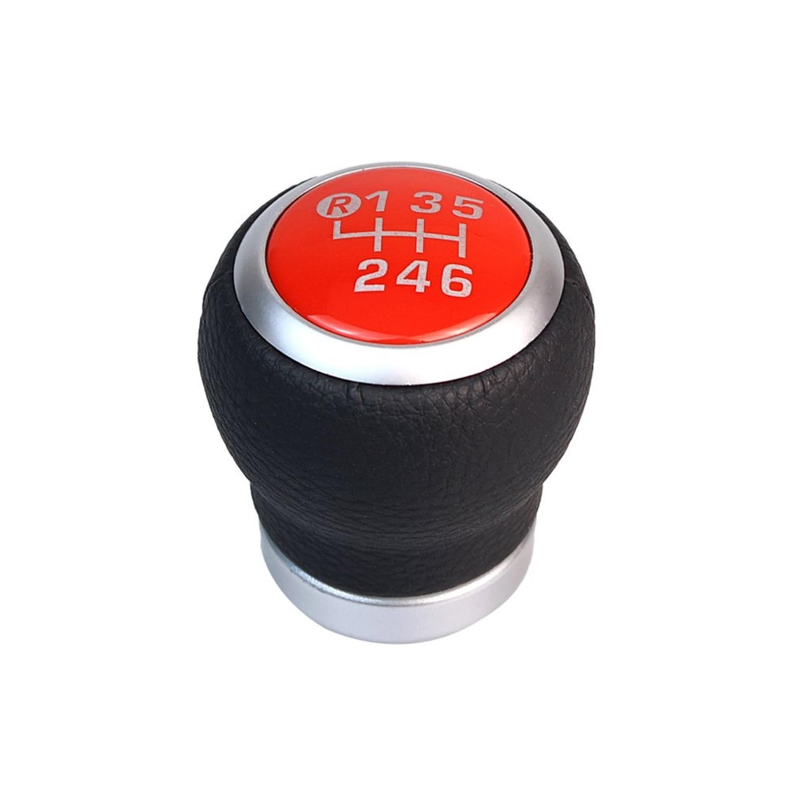 Aimazom Red Car Gear Shift Knob For Subaru For Impreza For Wrx For Sti 2010-2019 Manual Gear Shift Knob Shifter Lever Head For Modification And Replacement(,C)