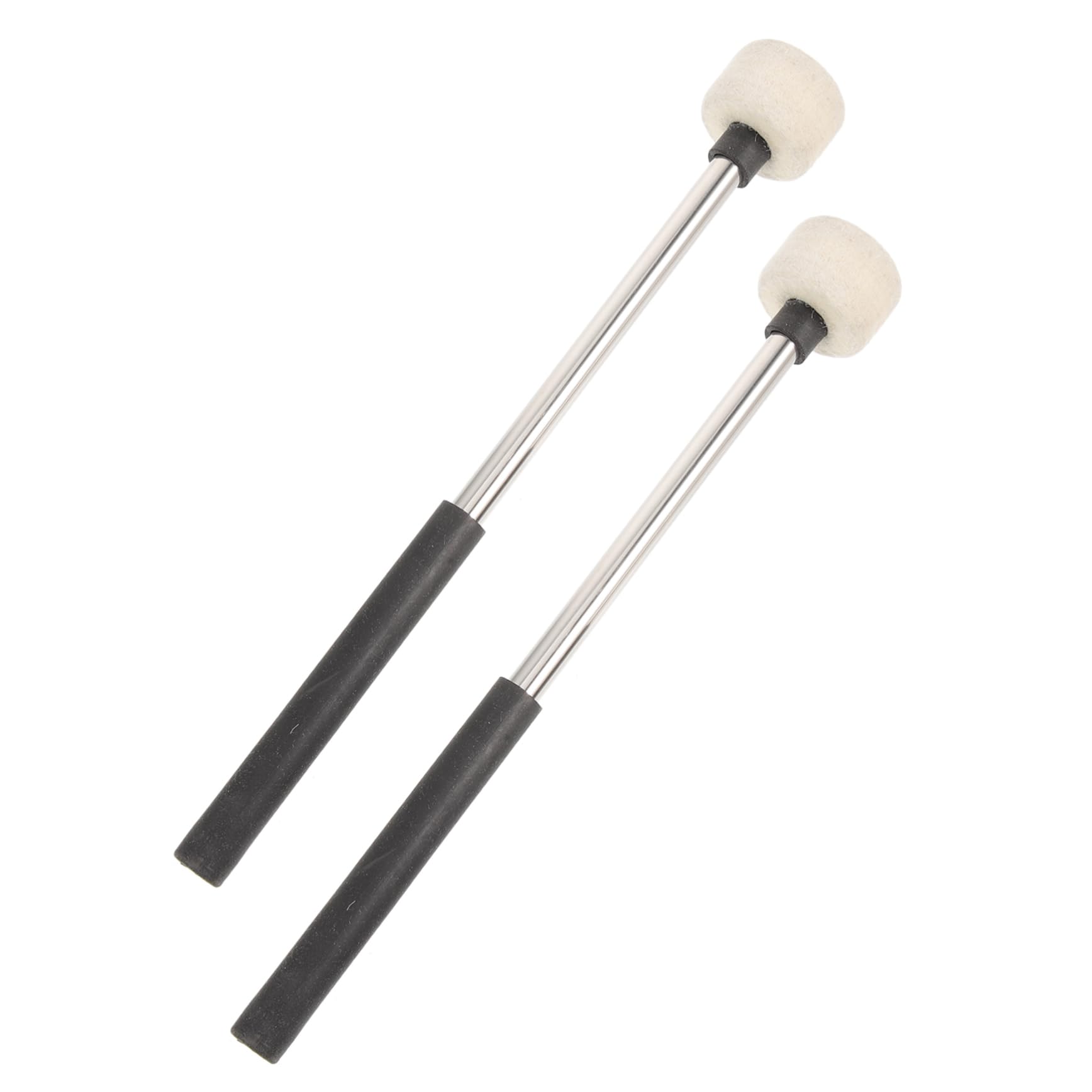 ibasenice 6stücke Drum Mallets Aus Edelstahl Mit Filzkopf Für Percussion-instrumente Leichte Und Langlebige Schlagzeugstöcke Geeignet Für Anfänger Und Profis Für Trommelkits Und