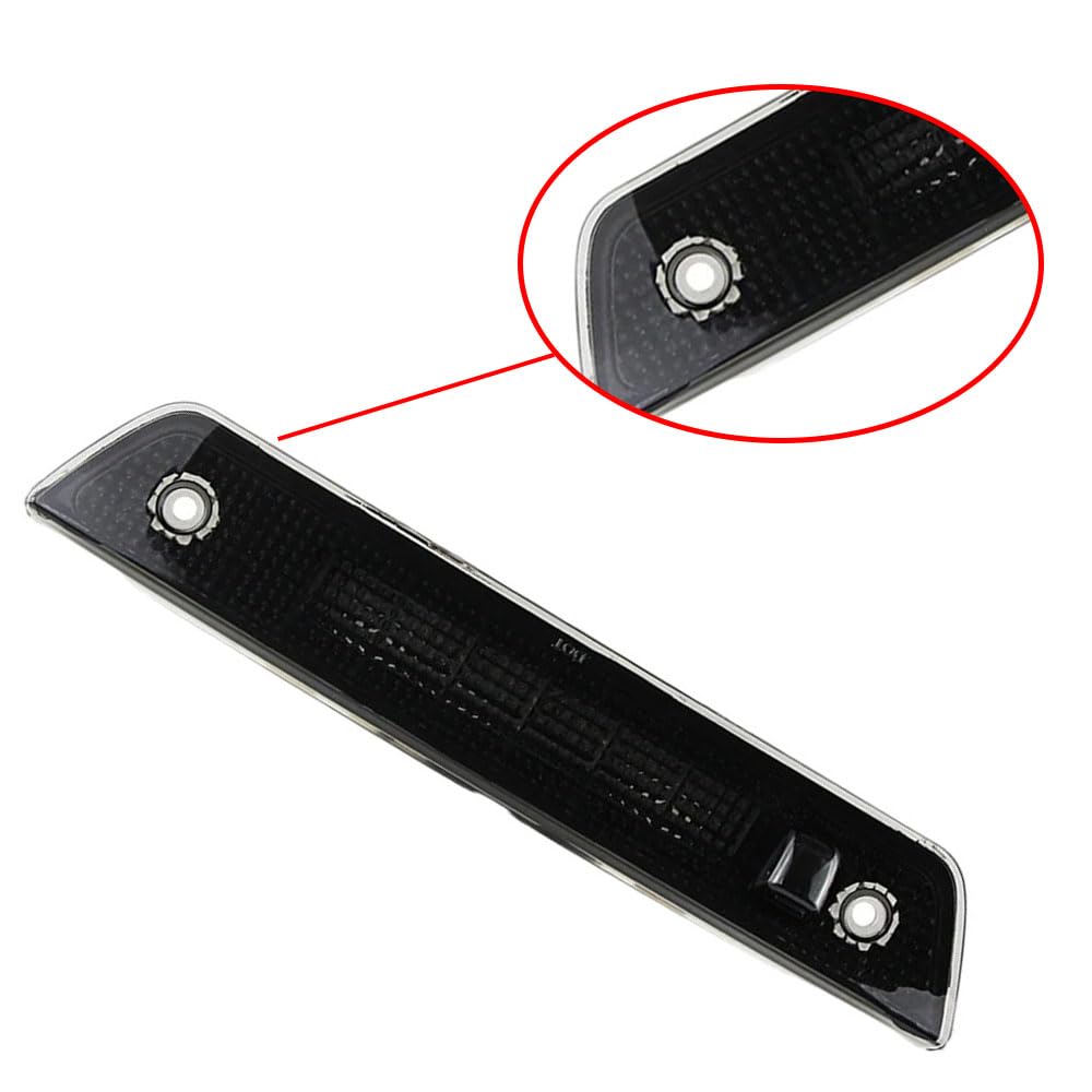 Riloer Terza luce freno, Luce freno a LED ad alto livello Lampada stop per porta, Luce freno posteriore ad alto livello compatibile con Jeep Grand Cherokee 2005-2010, 55156389AC 1 pezzo lente rossa