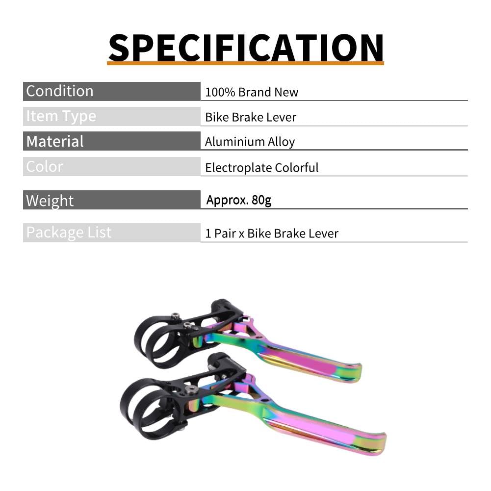 Bicycle Brake Levers Tssuoun Pair Bicycle Brake Lever SL-139PD