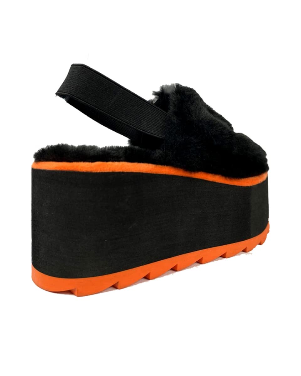Horror-Shop Sandalias De Plataforma Lilly Jack O'Lantern 39