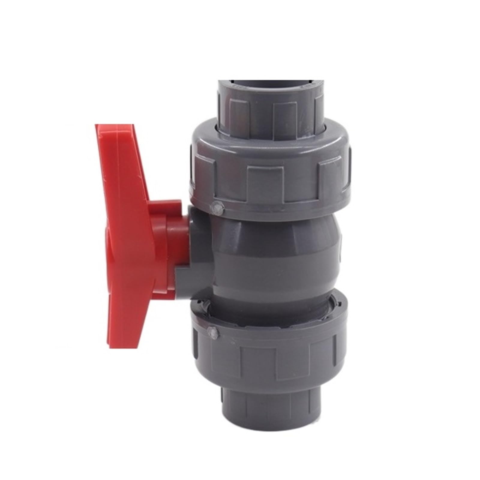Válvula de bola de PVC de 40 mm para controlar el agua del acuario