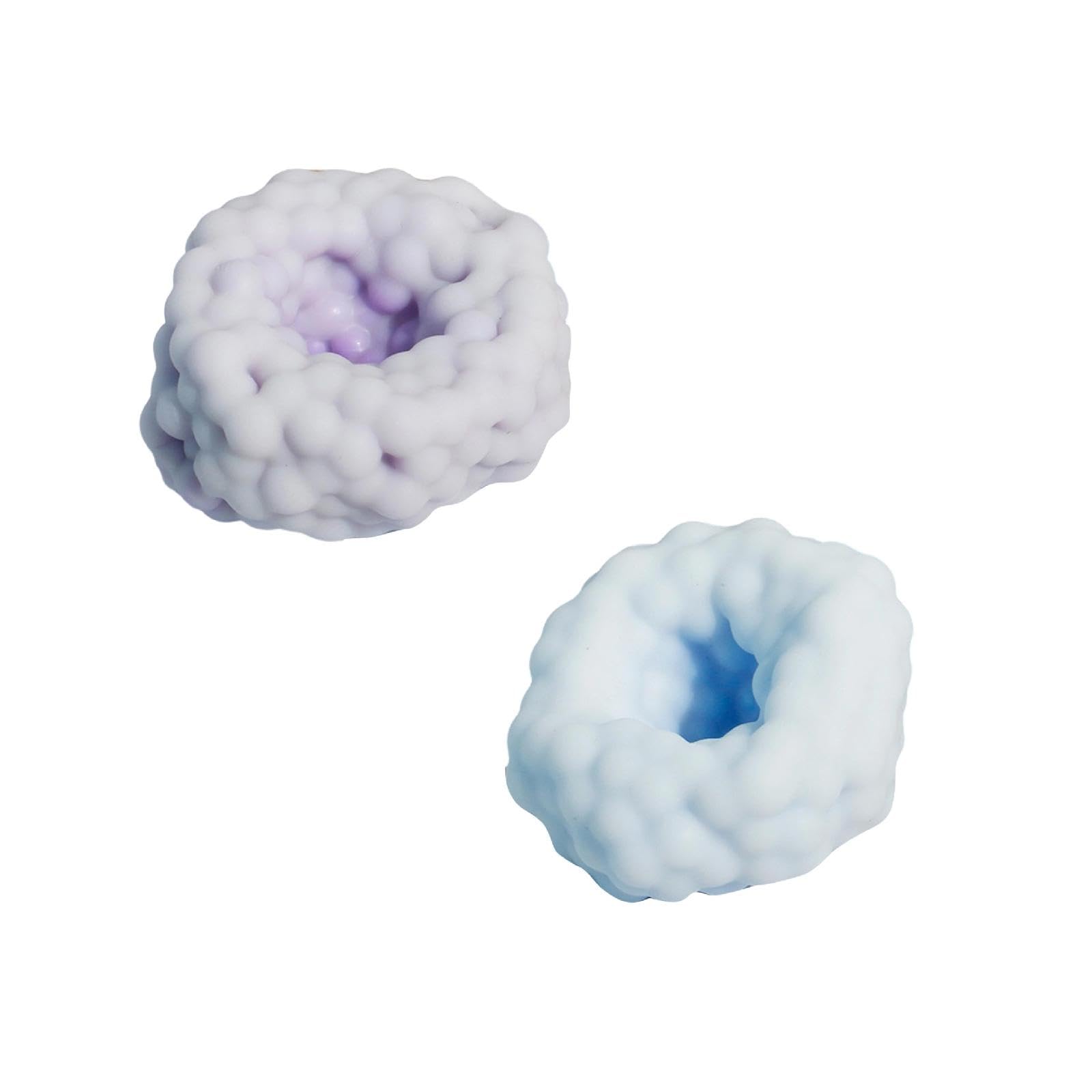 Stress Balls,Squishy Anxiety Relief Fidget Toy with Cloud Texture,Soft and Squeezable Squishy Ball,Ideal for Stress Relief,Focus and Daily Relaxation