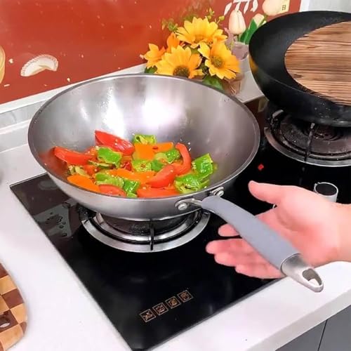 Image of kunya Pot Handle Heat Insulation Cover, Heat Resistant Silicone Pan Handle Sleeve, for Cast Iron Skillet, Frying Pan, Spatula, Knives and Door Handle 11cm Size (1 Pcs)