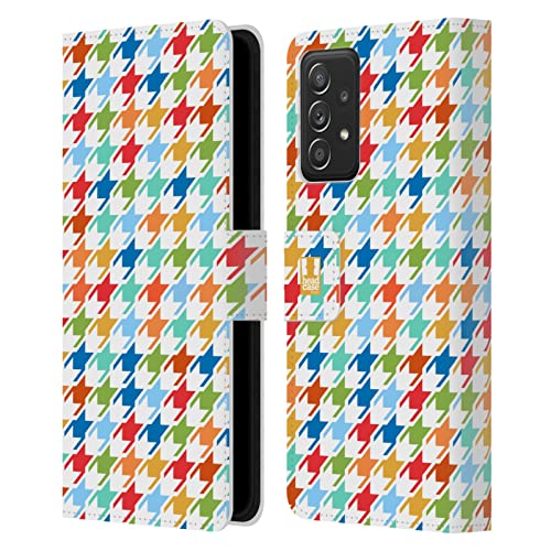 Housse cuir arc-en-ciel Galaxy A52 pour garder vos cartes à portée de main en terrasse