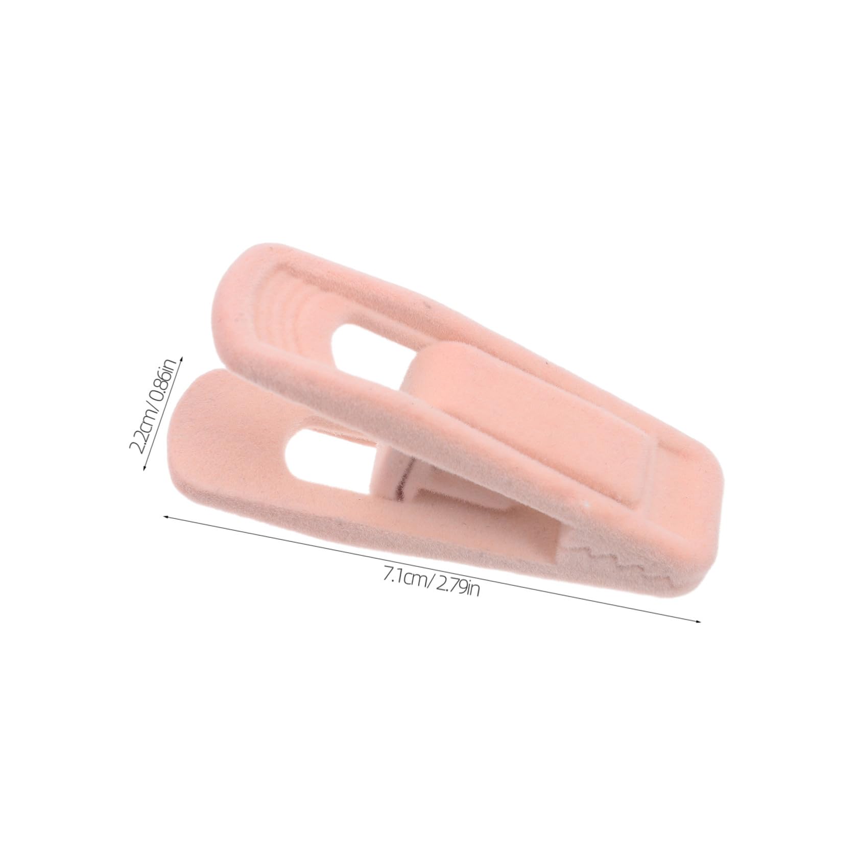 50 Piezas 50 Pinzas de Plástico para Ropa Terciopelo Antideslizante, Resistentes al Viento, Tamaño Pequeño, Color Rosa, Paquete de 50 Unidades para Pantalones, Faldas y Toallas,