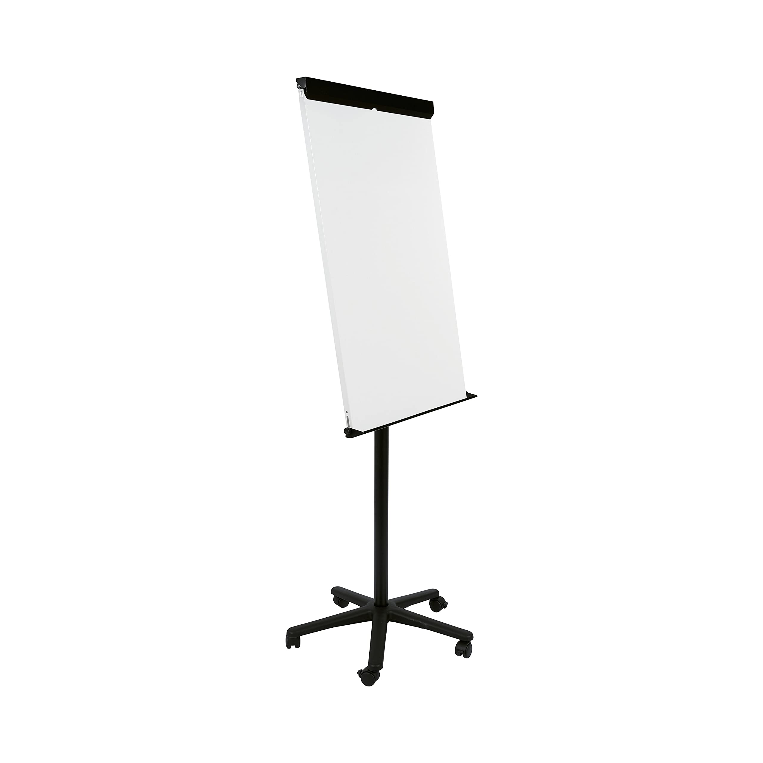 Bi-Office Portablocco Portatile, Cavalletto Mobile Senza Cornice Nero, Superficie Magnetico, Dimensioni Panello Euro 700 x 1000 mm