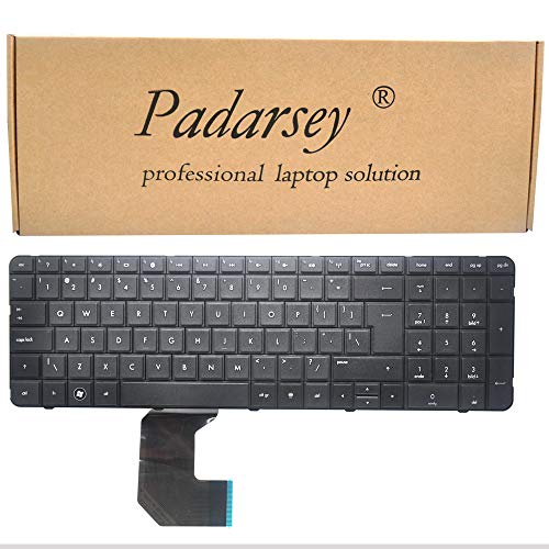 Padarsey New Keyboard Replacement for HP Pavilion G7 G7T R18 G7-1000 G7-1100 G7-1200 G7-1001XX G7-1017CL G7-1019WM G7-1033CL G7-1051XX G7-1070US G7-1073NR G7-1076NR G7-1154NR Series Black US Layout