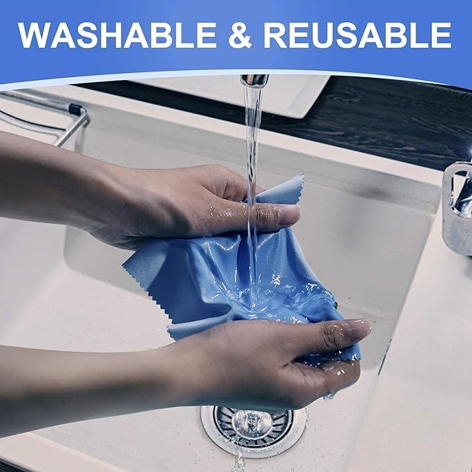 Image of Cloth Microfiber Cleaning Cloths for Tablet, Smatphone Phone, Laptop, Camera, LCD Tv Screens and Any Other Delicate Surface [5inchX5inch] (Pcs of) Multicolour (150)