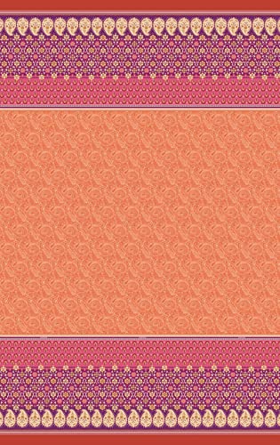 Bassetti Colcha de algodón, Color Naranja, 240 x 255 cm