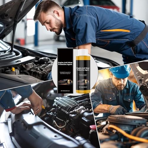 Engine Restore, Noise Reduction Lubricant, 1.46x4.65 inches Engine Oil Additive Lubricant Reduce Friction, Optimum Performance, Anti-Wear Protection for Car, Truck, Motorcycle - Thumbnail 4
