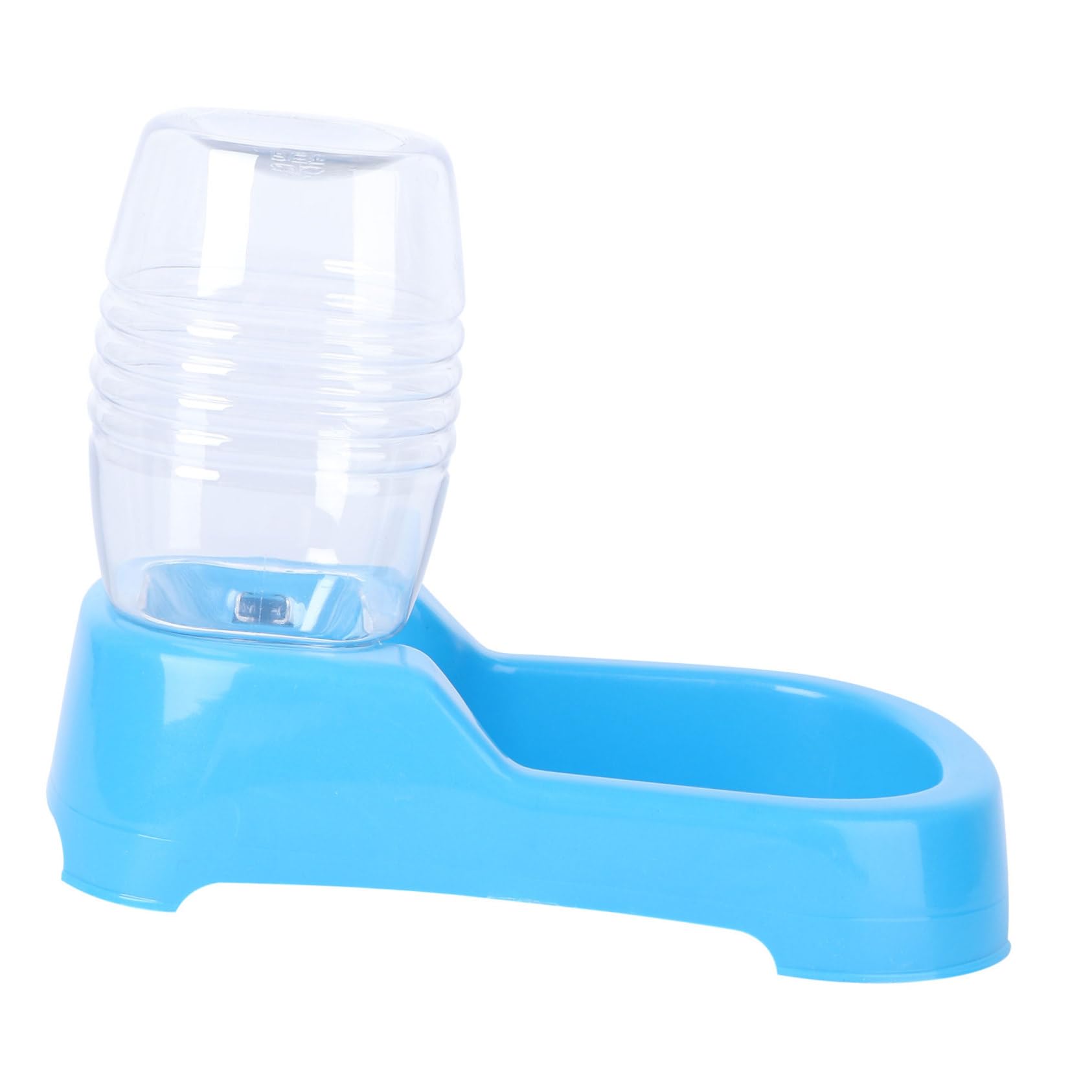 Happyyami Pet Water Feeder Bowl Creative Blue Dog Puppy Water Dispenser No Spill Design for Home Pet Shop Use Smooth Surface for Easy Drinking for Pets