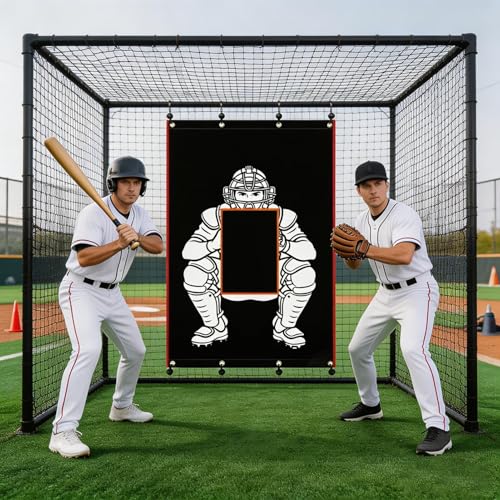 Toile de cage de batteur de baseball抗风雨, protégez votre filet