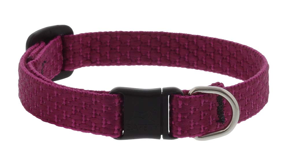 Lupine Pet Eco Katzenhalsband mit Sicherheitsschnalle, 20,3–30,5 cm, Mountain Berry