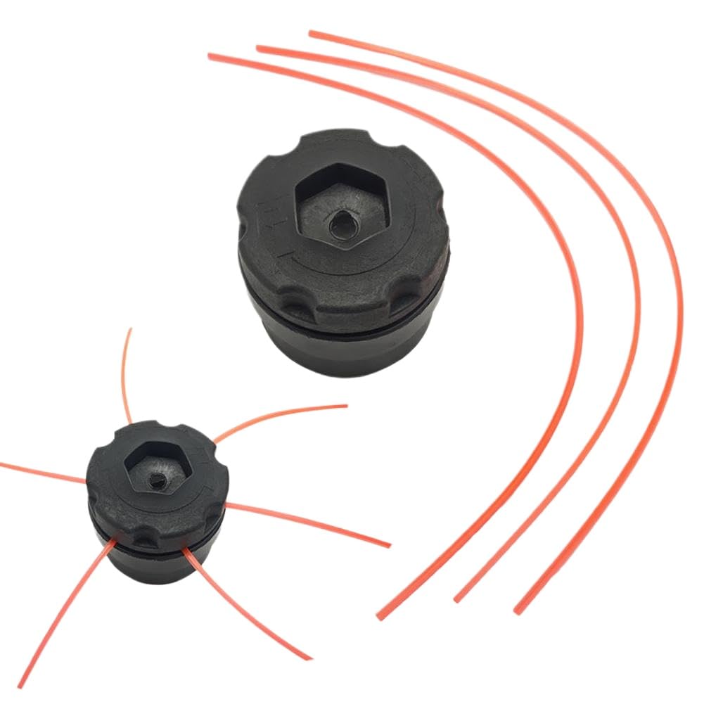 Cabezal de desbrozadora de plástico Universal Compatible con cortadoras de Hilo portátiles