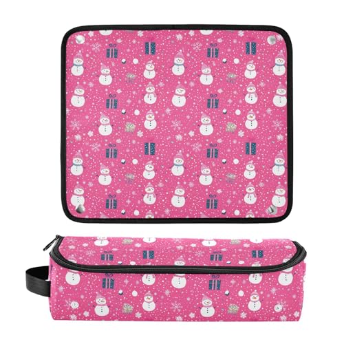 Bolsa de viaje resistente al calor con colchoneta para planchas y rizadores de cabello, organizador portátil miniatura 3