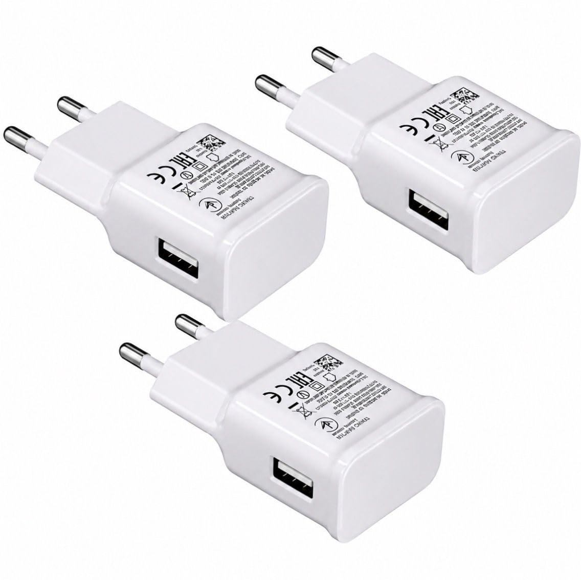 Alimentatore USB Universale 5V 2A Compatibile per Samsung Smartphone Smartwatch Tablet