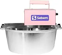Panela Misturadora Rosa De Mexer Doces Brigadeiro Docinhos Recheios Profissional Automática Cozinha 10 Litros Bivolt Sebem