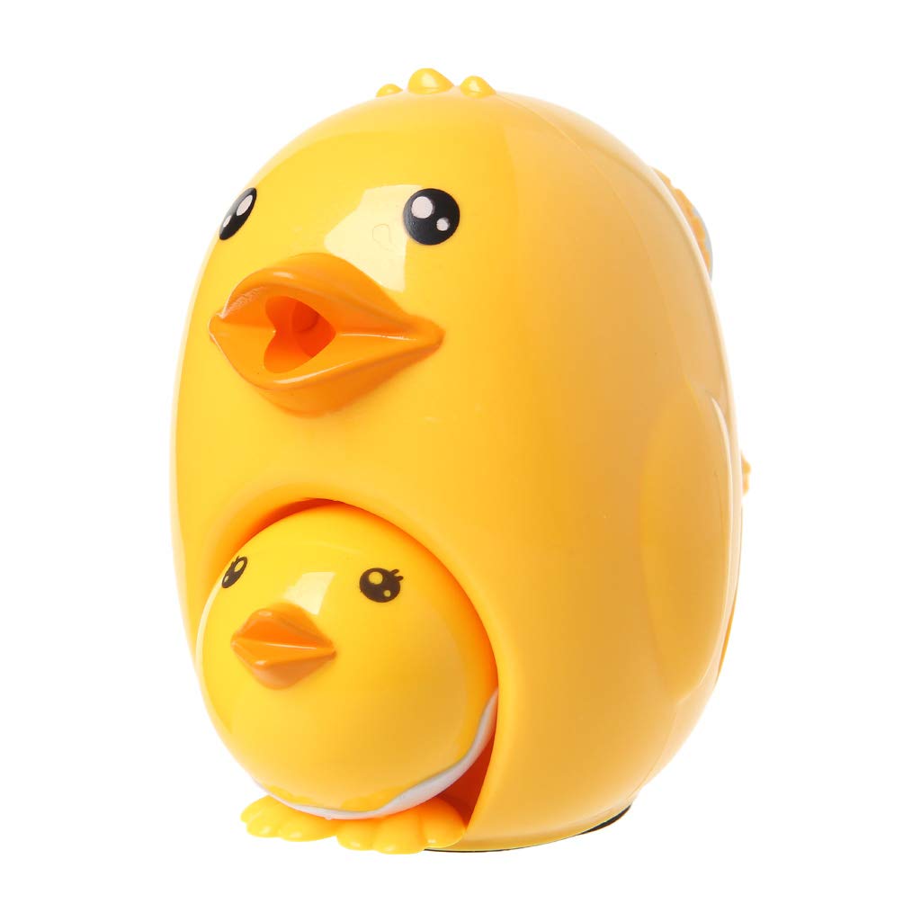 Lazder Cute Kawaii Chick Animal Style Pencil Sharpener Hand Mechanical Cutting Tools Stationery School Student Gift (Yellow)