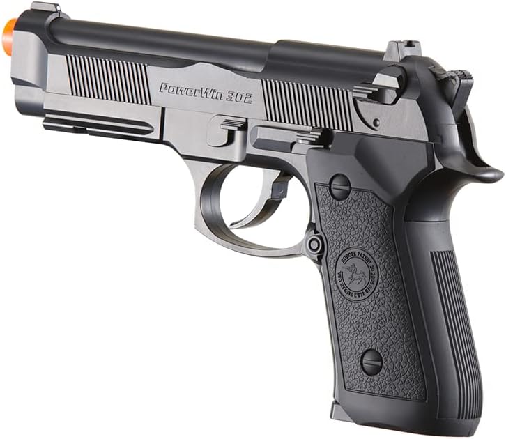 302 Non Blowback M9 Airsoft Co2 Gas Blowback Airsoft Pistol (Color: Black)-WinGun