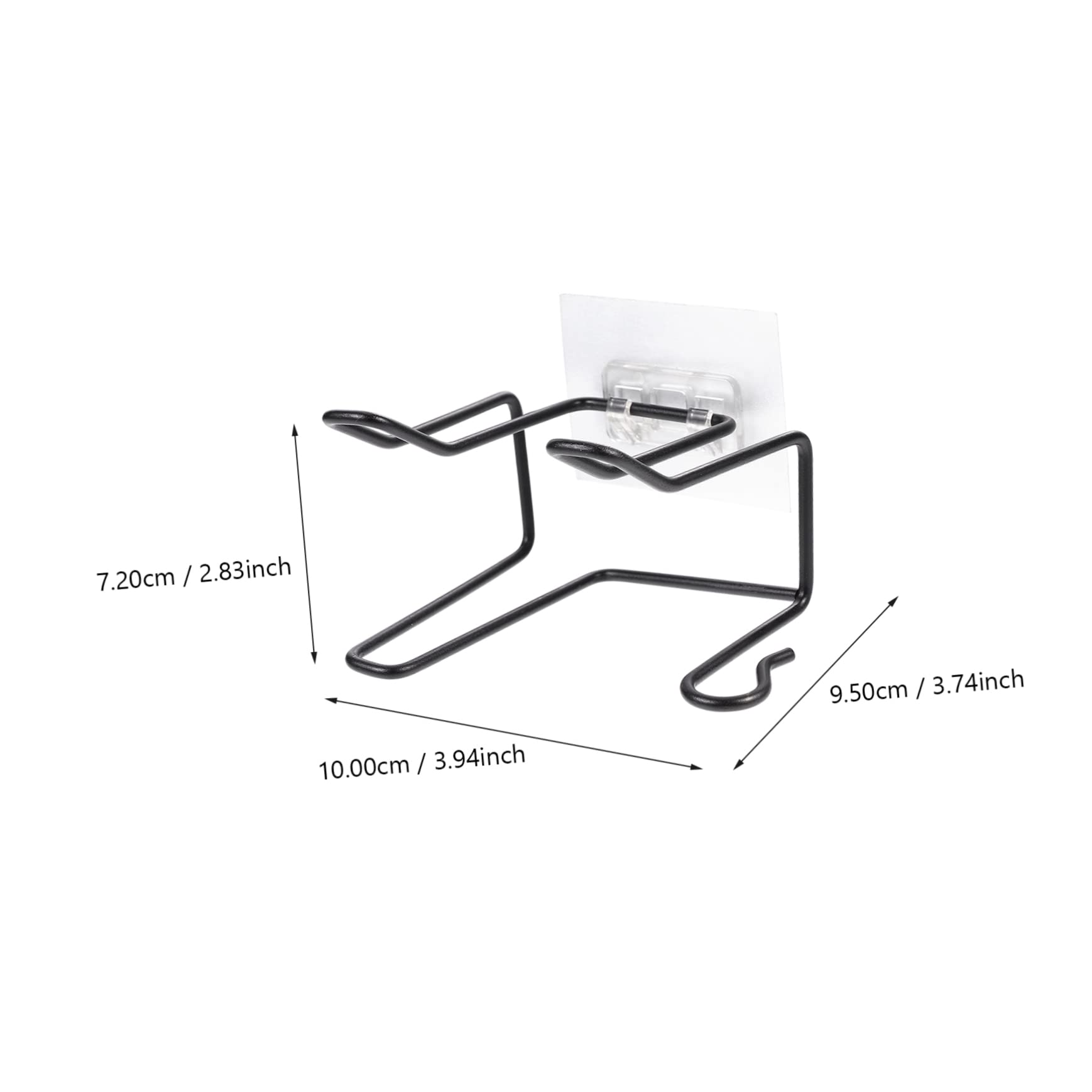 minkissy Rotating Hair Dryer Rack Punch Wall Mount Stainless Steel Hair Dryer Bracket Easy Installation for Home