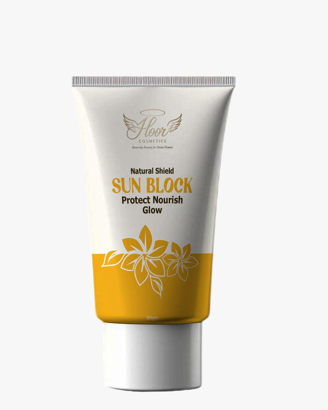 Floor Cosmetics Natural Shield Sun Block, Protect Nourish Glow, 80ml-image-6
