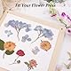 Aboofx 26 Blatt Löschpapier für Blumenpresse, 22,9 x 22,9 cm, hochsaugfähige und wiederverwendbare Löschpapiere zum Blumenpressen, Blumenpresspapierbögen