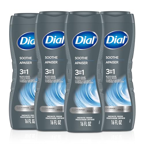 Dial Men 3-in-1 Body Hair Face Wash