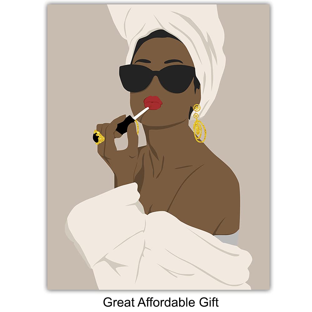 Black Art African American Bathroom Decor African American Women
