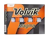 Volvik Magma Non-Conforming 3-Piece Long Distance Golf Balls 1 Dozen (White Color 12 Balls)