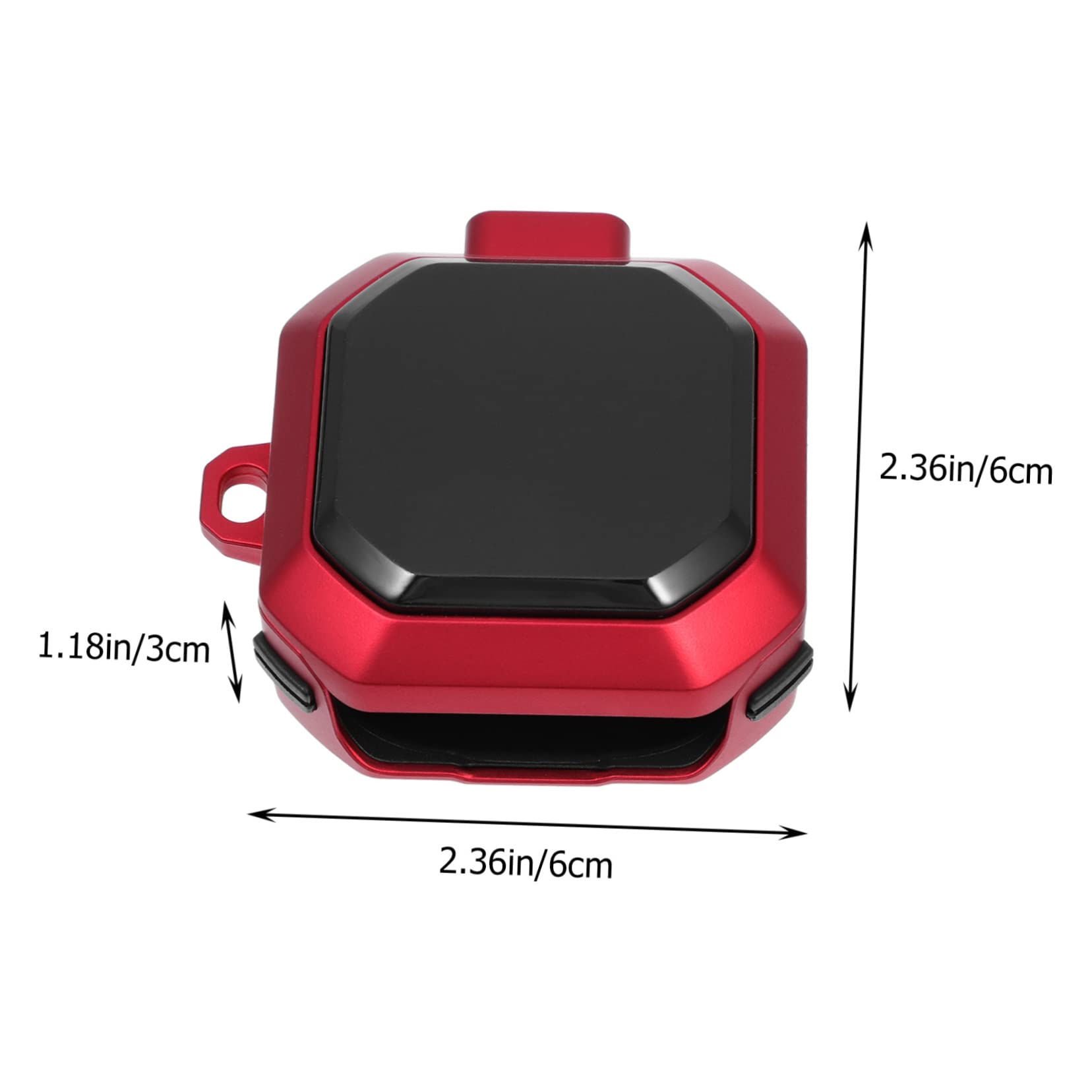 BESTonZON 5 Juegos Caja De Auriculares Auriculares Inalámbricos sobre La Oreja Inalámbricos Auricular Inalámbrico Rojo Anti Choques Caparazón Blando Profesional TPU