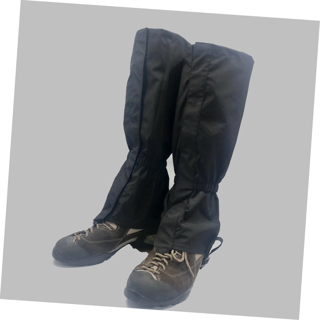 LIOOBO 1 Pair Waterproof Breathable Outdoor Skiing Climbing Hiking Leg Gaiters Boot Covers Protectors for Winter Boots