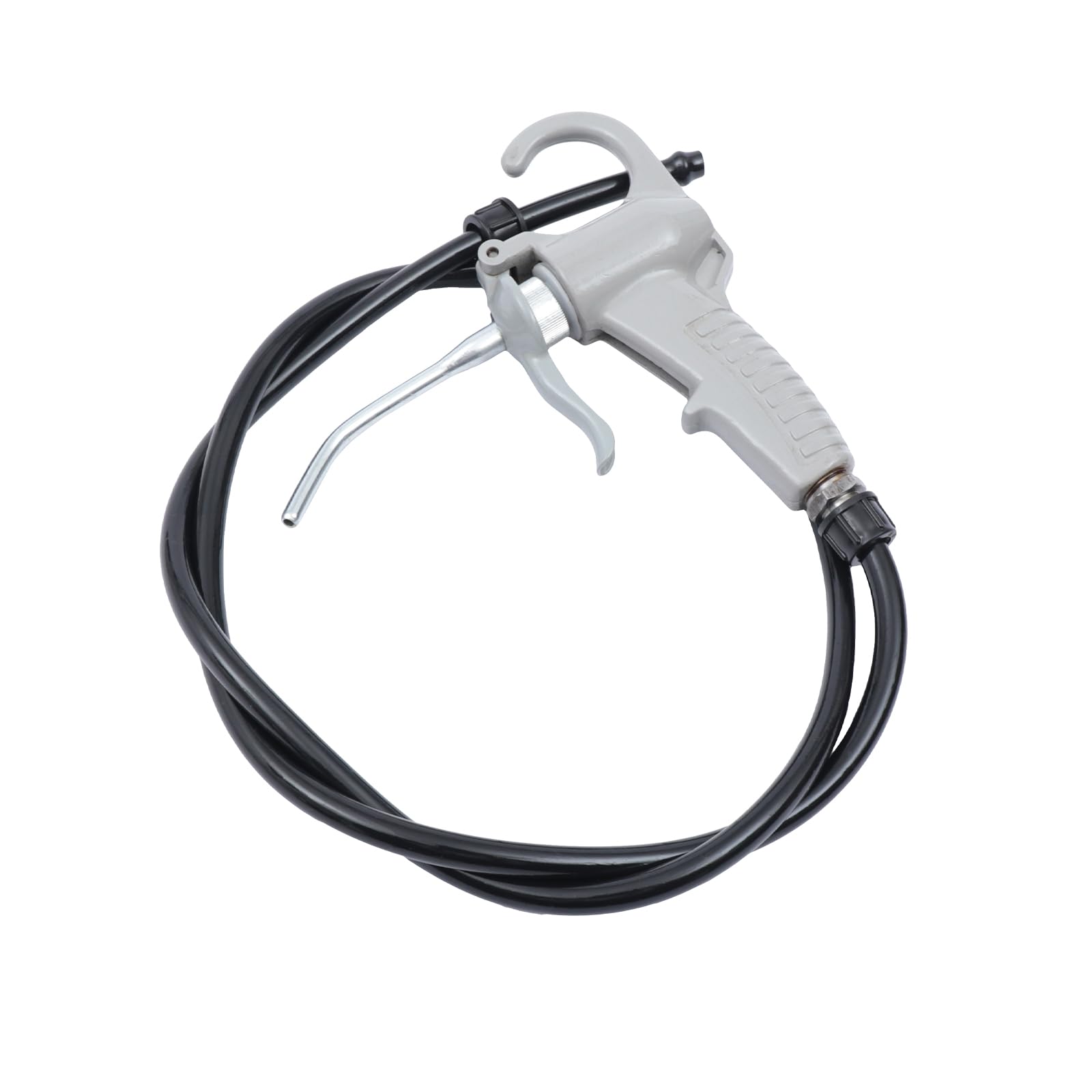 Handheld Oiler Bucket, Grey Plastic Portable Handheld Oiler Bucket Gun, Barrer Pipe Threading Oiler Steel Dragon Tools Set for Threading Machine