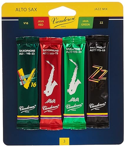 Vandoren RE5183 Srmixa3 Alto Sax Jazz Reed Mix Card Includes 1 Each Zz cover