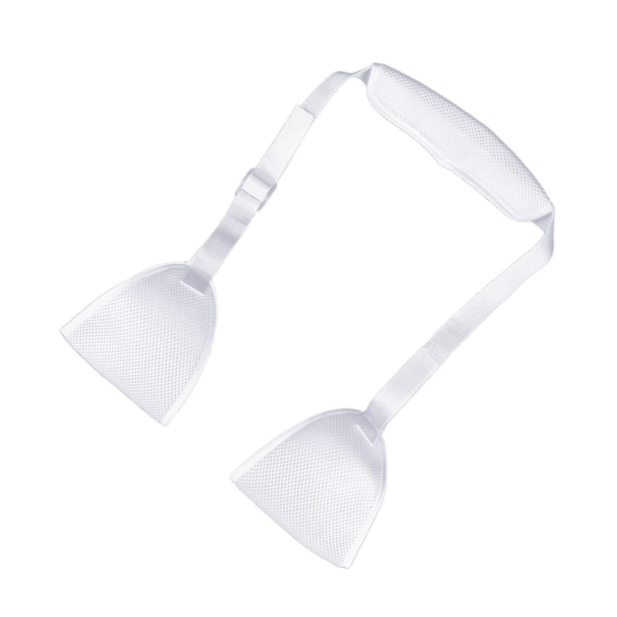 FRCOLOR White Arm Sling for Dislocated Shoulder and Broken Arm Breathable Forearm Support Brace Adjustable Design Suitable for