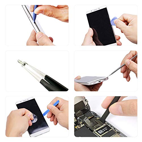 XOOL 140pcs Electronics Repair Tool Kit Professional, Precision Screwdriver Set Magnetic for Repair Cell Phone, iPhone, iPad, MacBook, PC, Tablet, Laptop, Xbox, Game Console