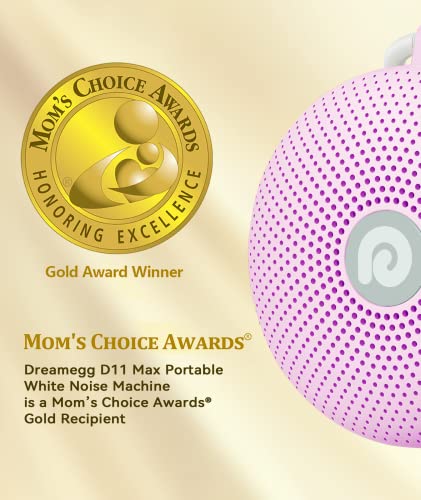 Dreamegg Baby Sleep Soother - Portable White Noise Machine Sound Machine Baby, Features Powerful Battery, 21 Soothing Sound, Noise Canceling for Office & Sleeping, Home, Travel, Gift - Image 2