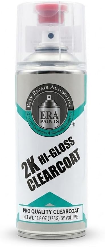 ERA Paints 2K High Gloss Clear Coat Spray/Aerosol Can – Professional Quality & Finish - Easy to Use – Best Value (1 Spray Can)