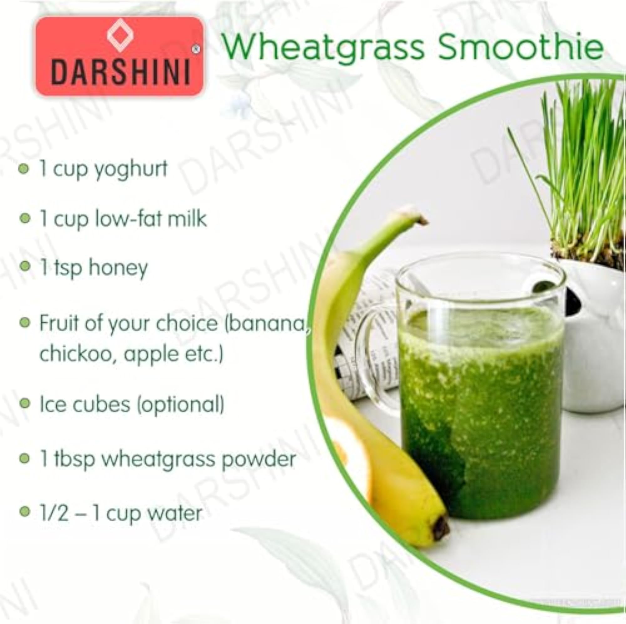 Darshini Wheatgrass Powder Immunity Booster 200g