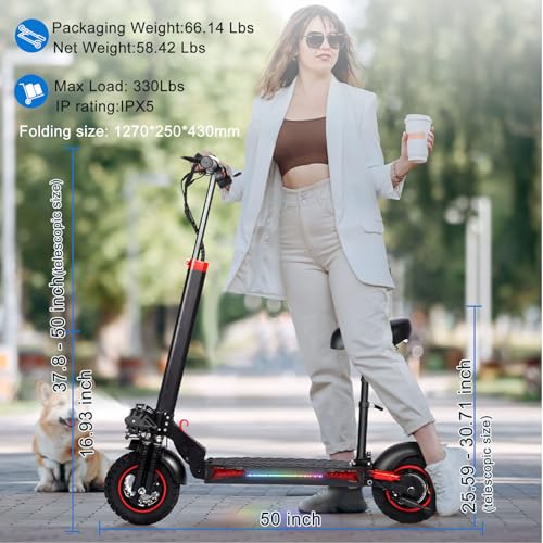 Electric Scooter for Adults – 1200W 11” Off-Road Scooter