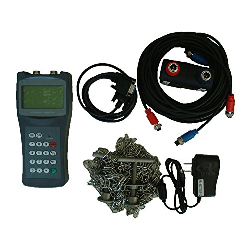 TDS-100H-S2H Hand Held Digital Water Ultrasonic Flow Meter Accuracy 1% Transit-Time for Liquids DN25-DN100mm Pipe Size with S2H Transducer
