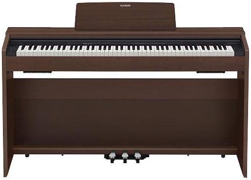 Casio PX-870 Privia 88-Key Digital Piano, Walnut Bundle with Bench, H&A Versa Professional Field and Studio Monitor Headphones